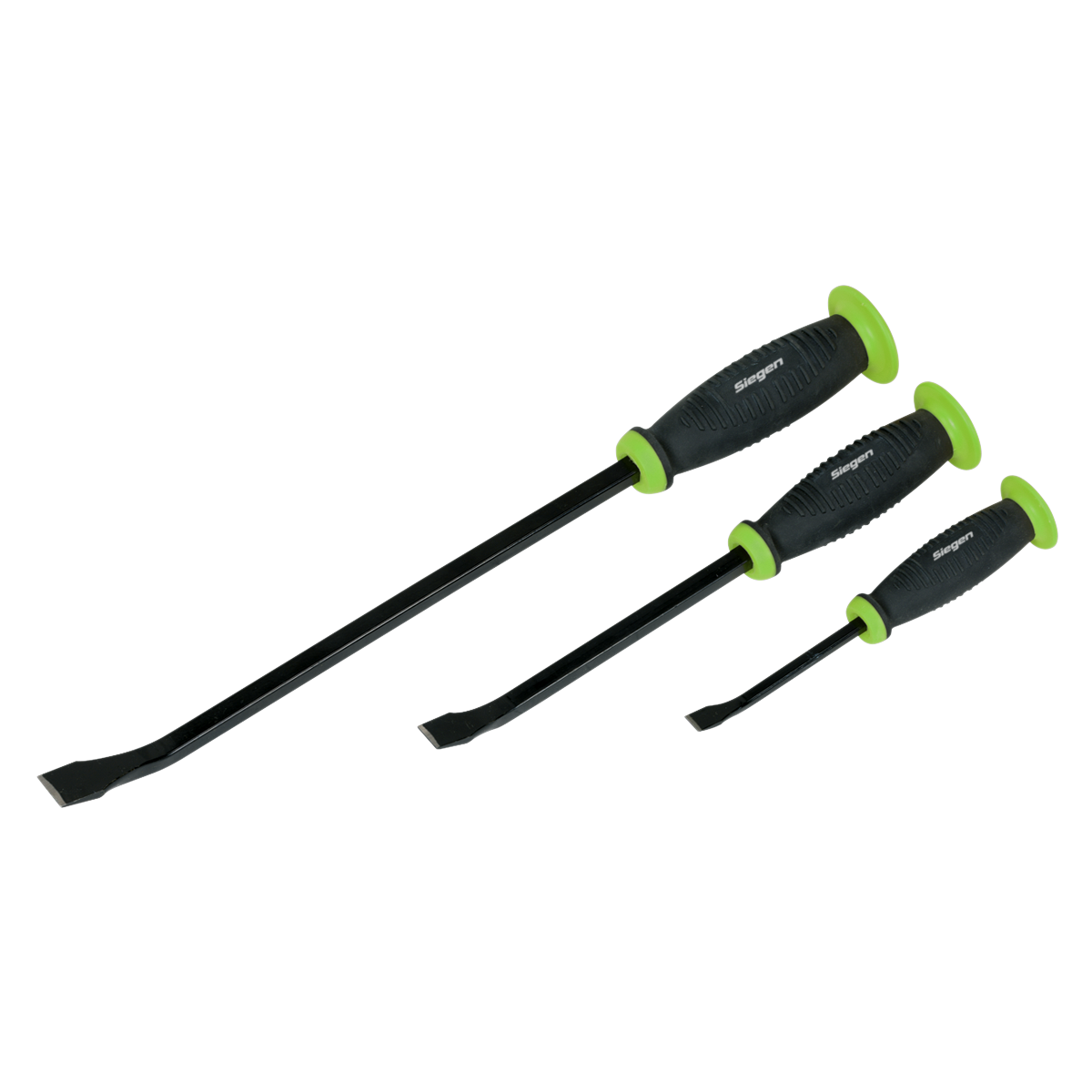 Sealey S0558 Siegen Pry Bar Set with Hammer Cap 3pc