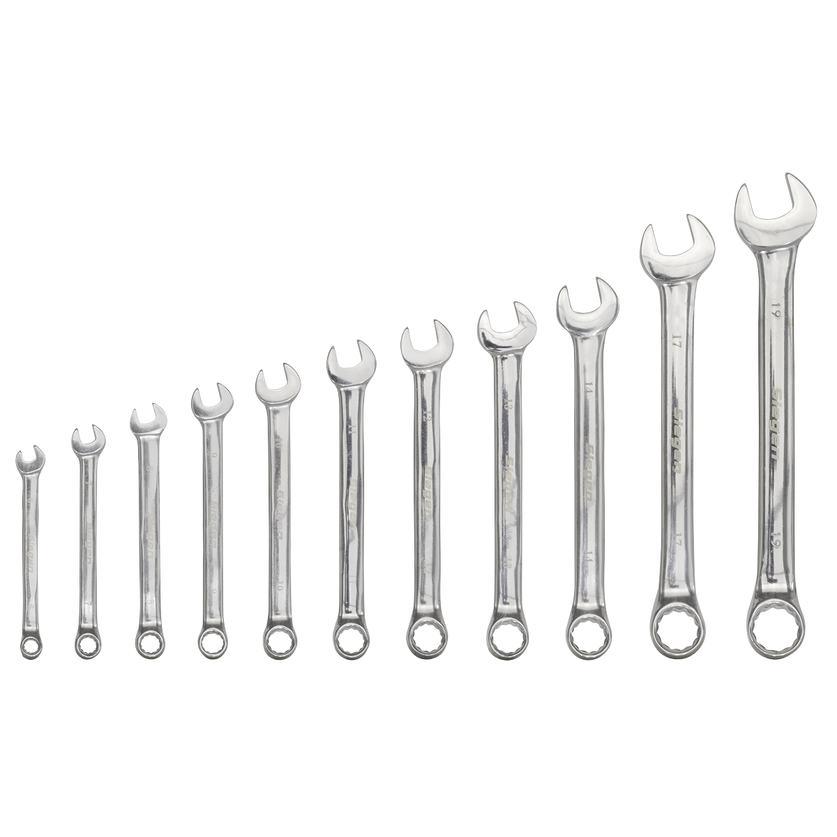 Sealey S0562 Combination Spanner Set 11pc Metric