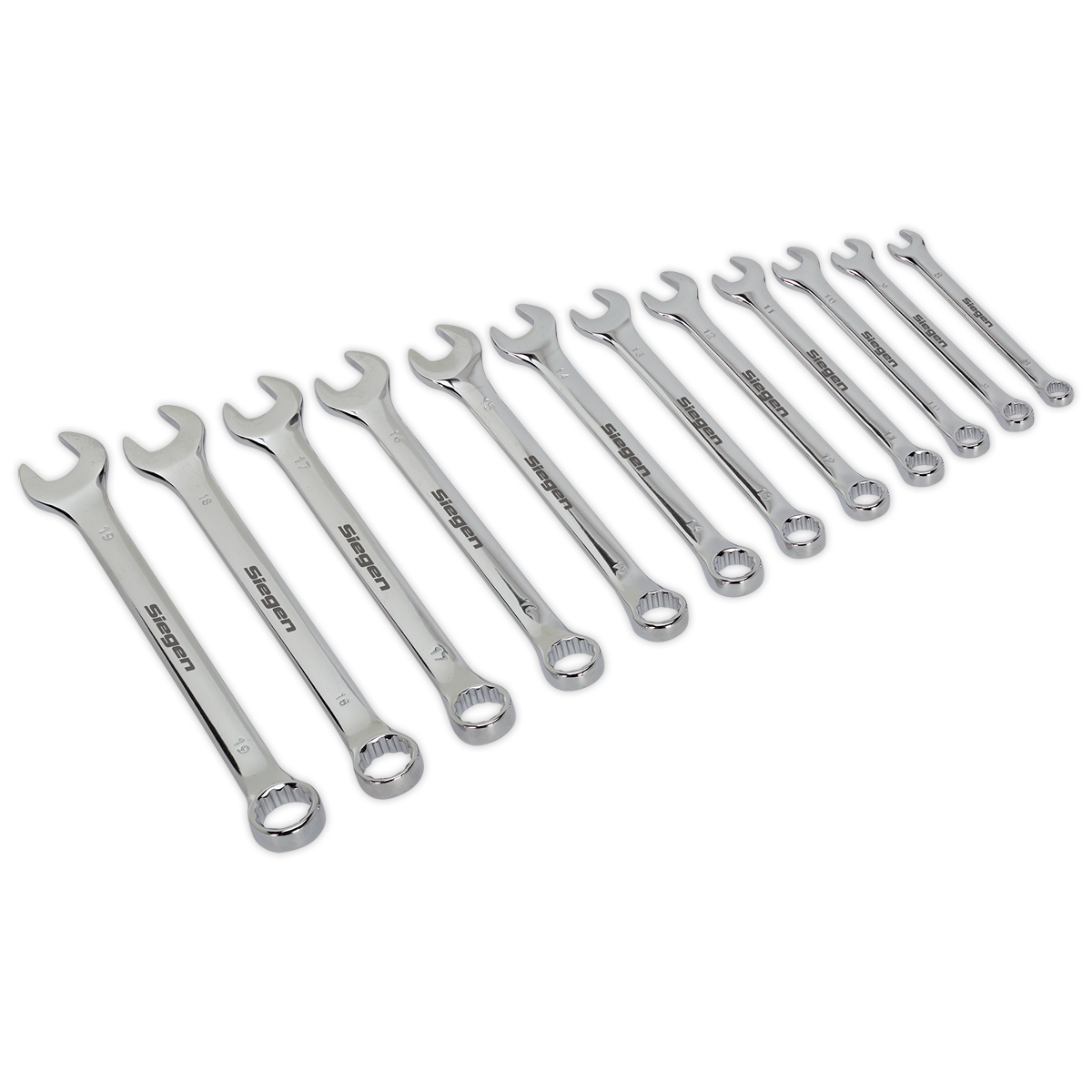 Sealey S0563 Combination Spanner Set 12pc Metric