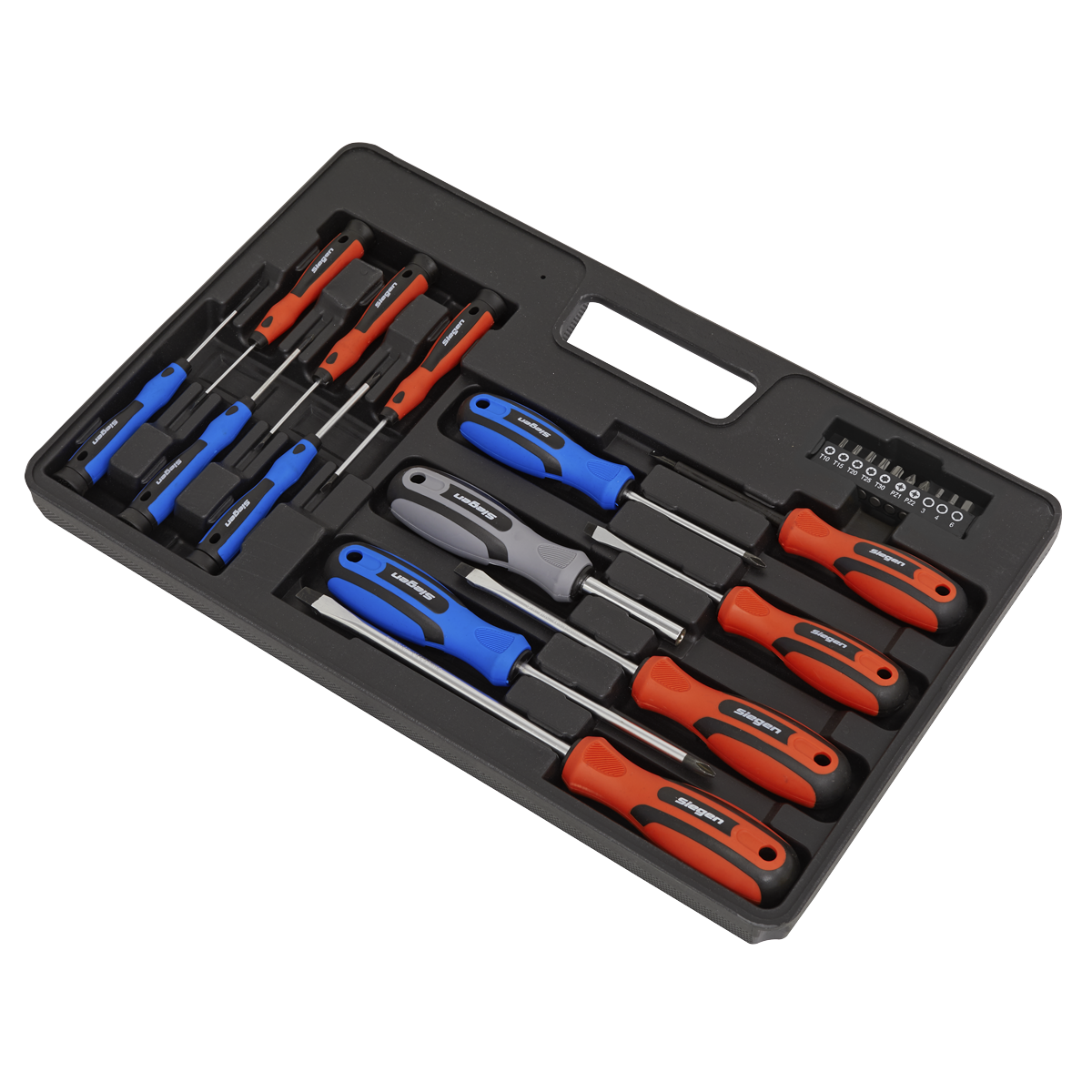 Sealey S0598 Soft Grip Screwdriver & Bit Set 23pc