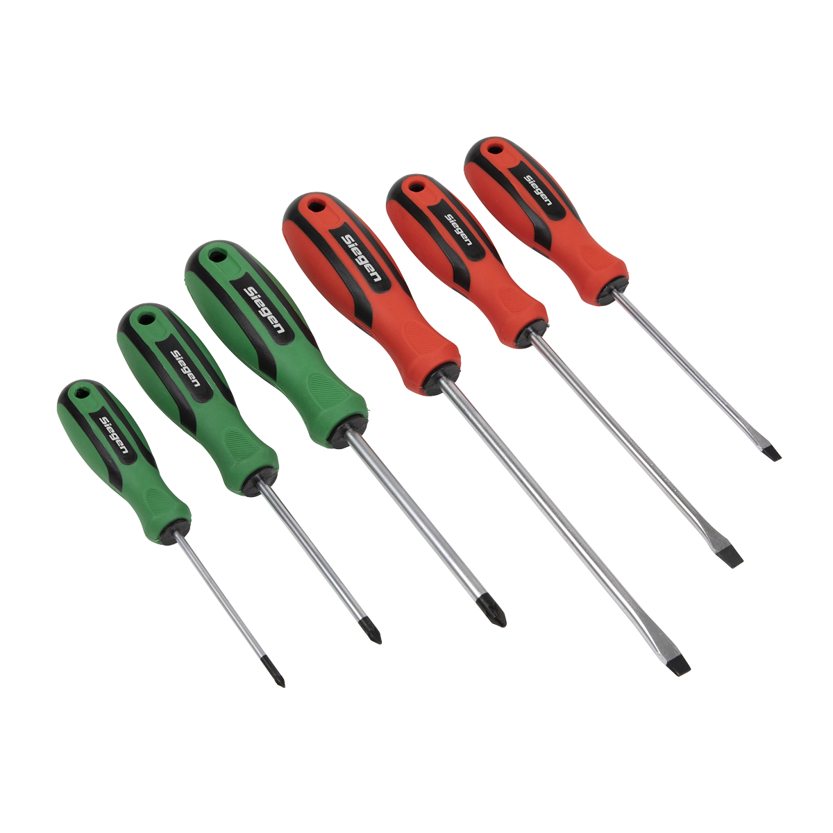 Sealey S0615 Soft Grip Screwdriver Set 6pc