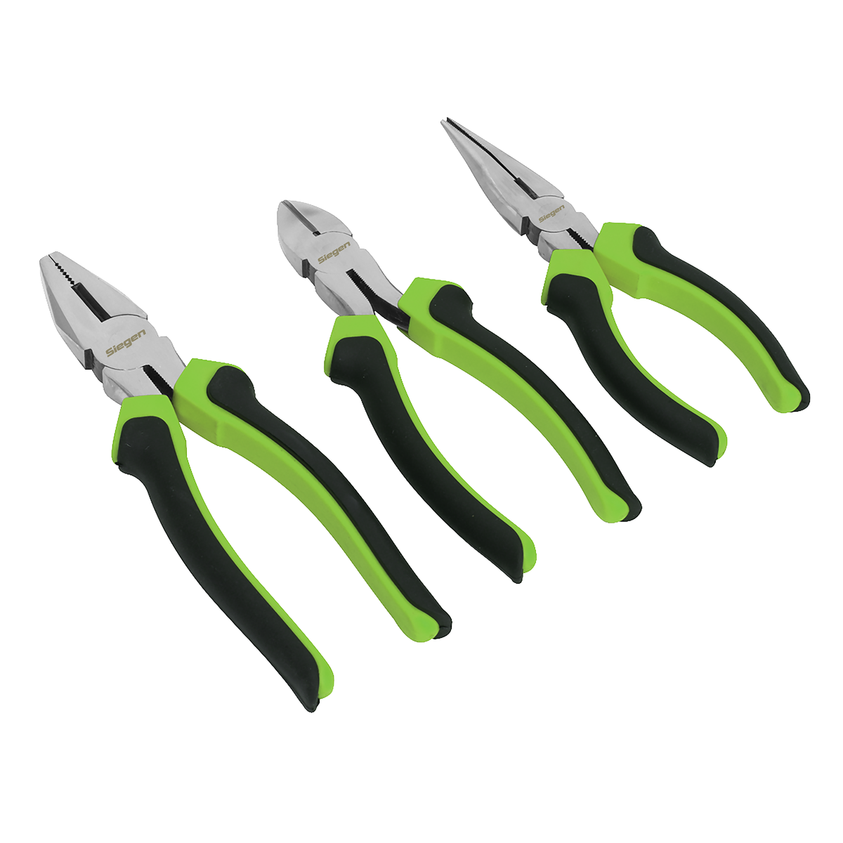 Sealey S0645 Siegen Comfort Grip Pliers Set 3pc