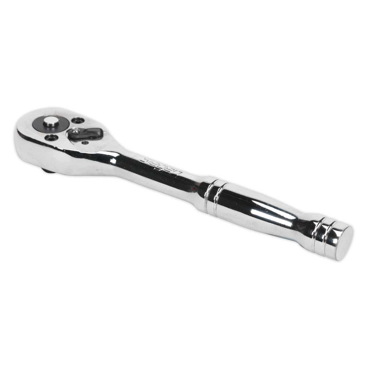 Sealey S0704 Ratchet Wrench 1/4"Sq Drive Pear-Head Flip Reverse