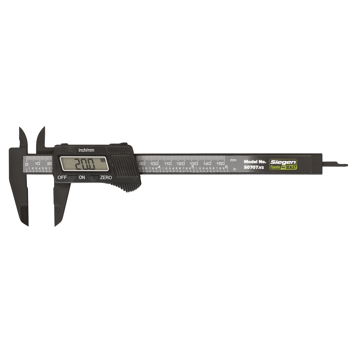 Sealey S0707 Digital Electronic Vernier Caliper 0-150mm(0-6")
