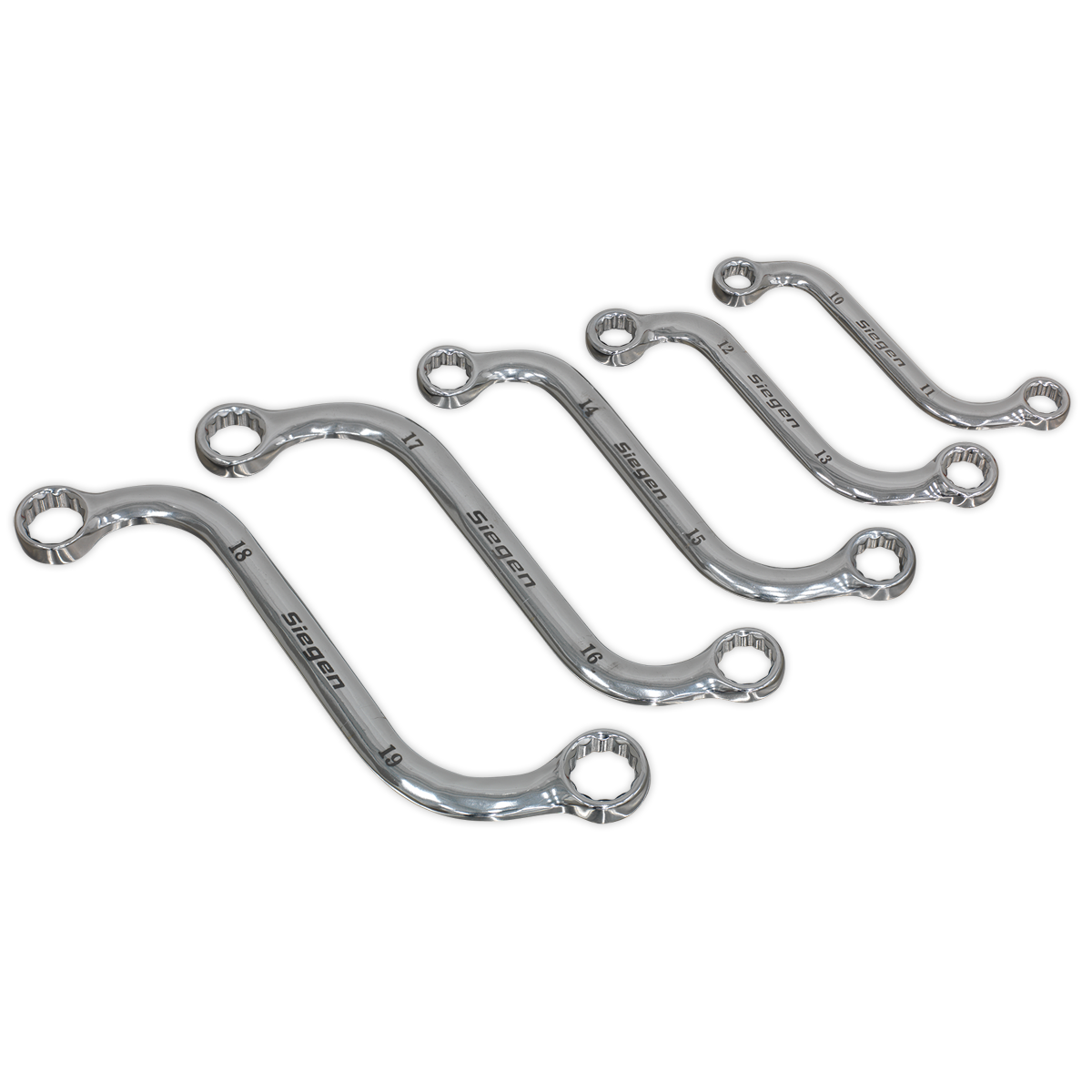 Sealey S0717 S-Spanner Set 5pc Metric