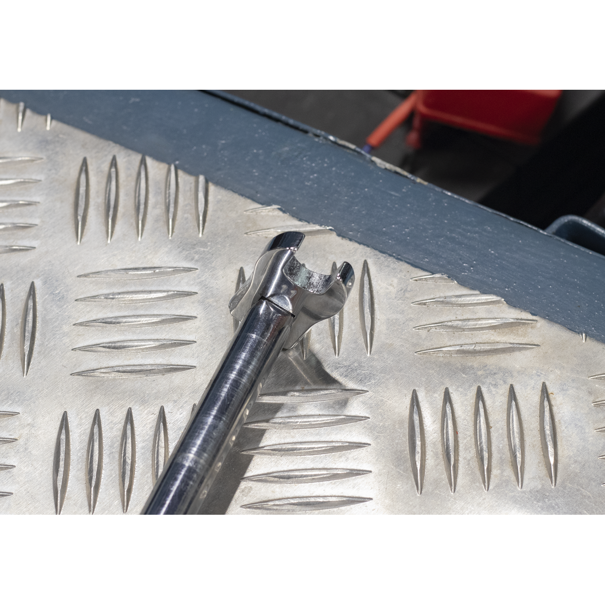Sealey S0866 Crow's Foot Open-End Spanner Set 10pc 3/8"Sq Drive Metric