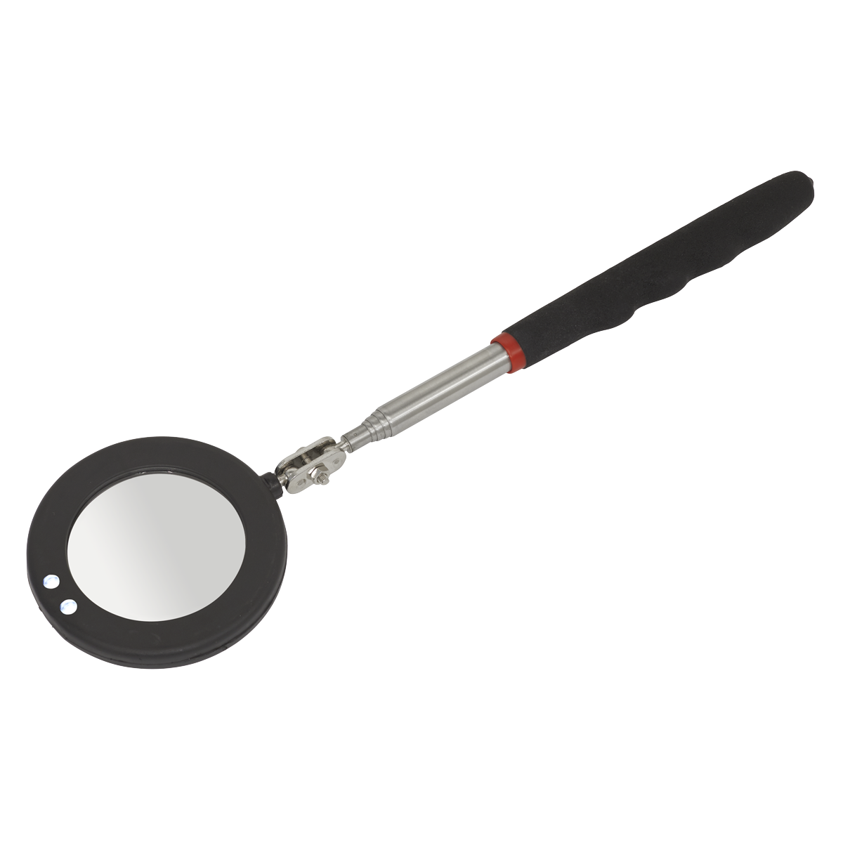 Sealey S0947 Telescopic Inspection Mirror 75mm with LED