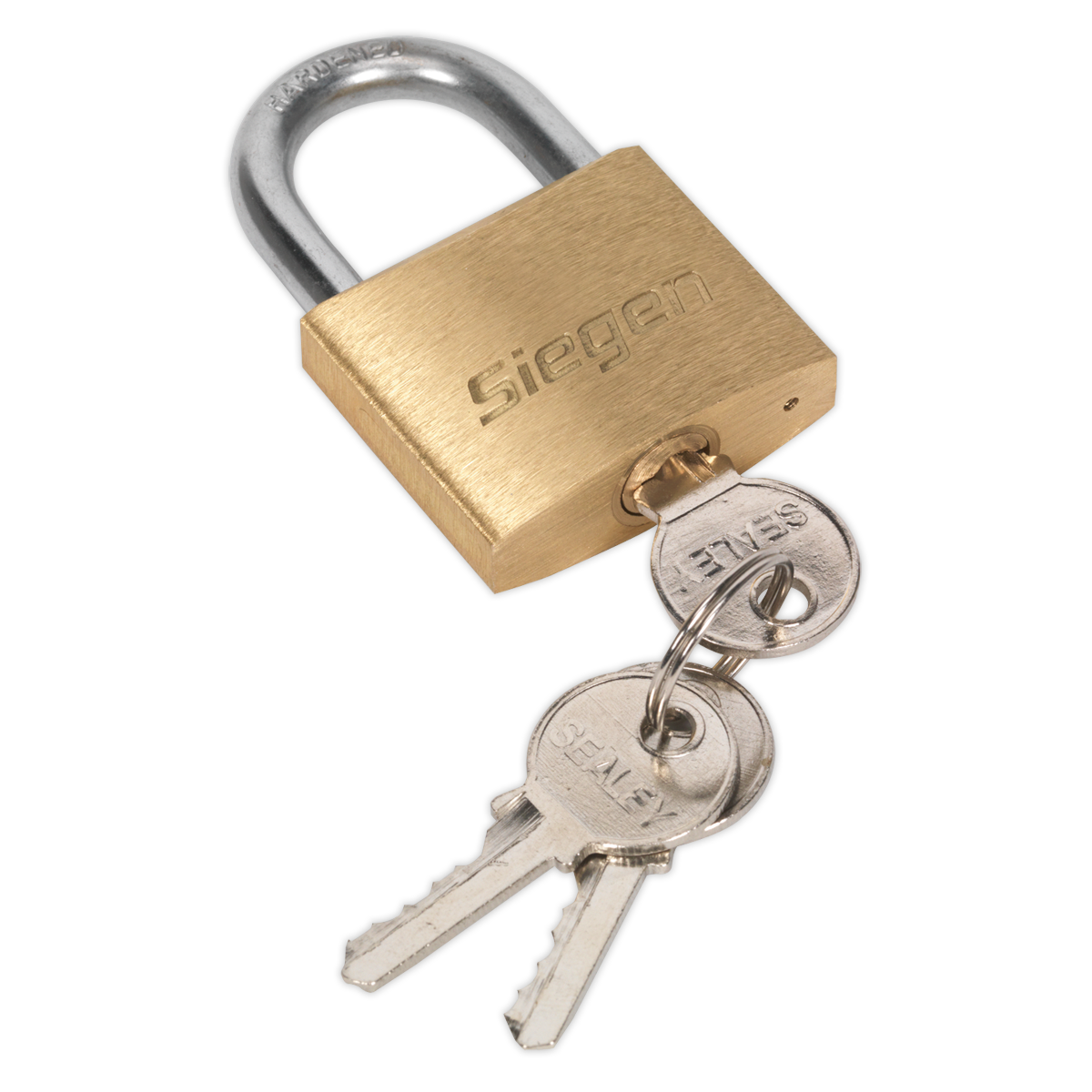 Sealey S0987 Brass Body Padlock with Brass Cylinder 40mm