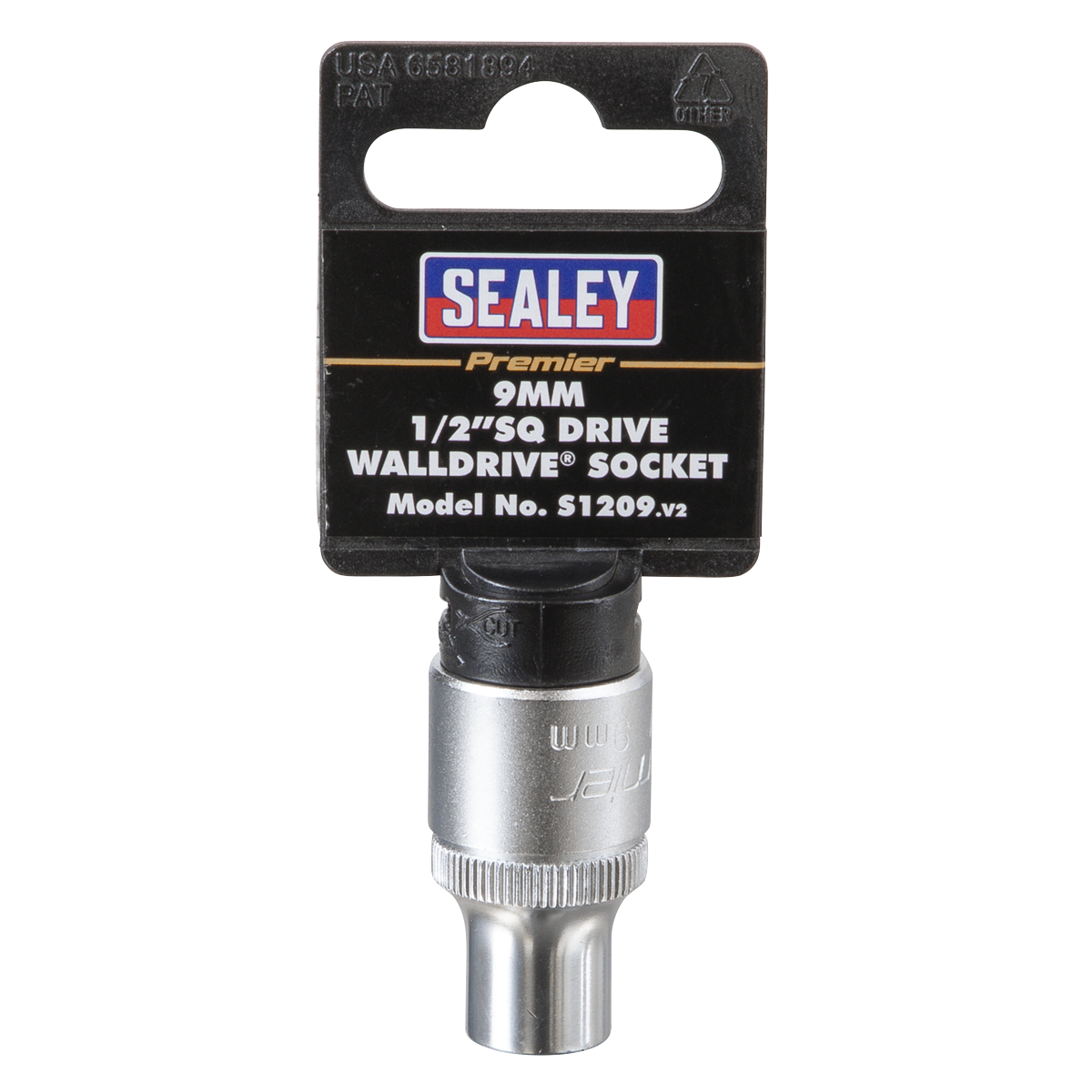 Sealey S1209 WallDrive® Socket 9mm 1/2"Sq Drive