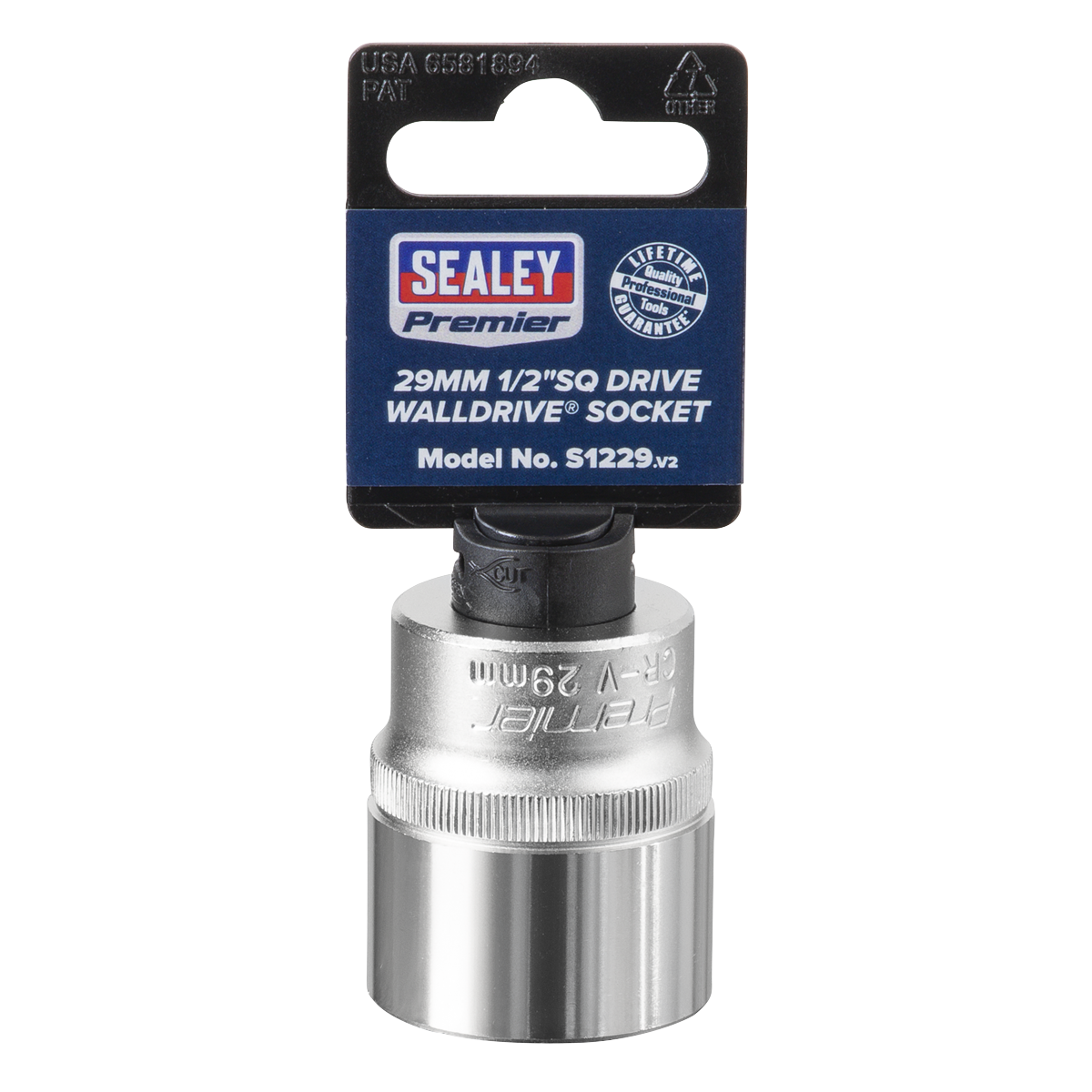 Sealey S1229 WallDrive® Socket 29mm 1/2"Sq Drive