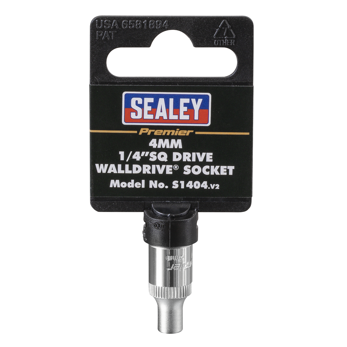 Sealey S1404 WallDrive® Socket 4mm 1/4"Sq Drive