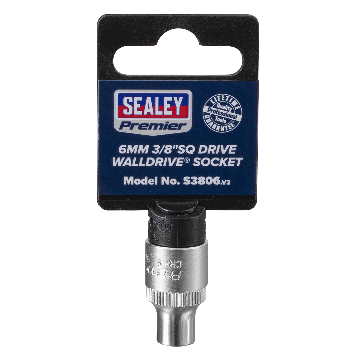 Sealey S3806 WallDrive® Socket 6mm 3/8"Sq Drive
