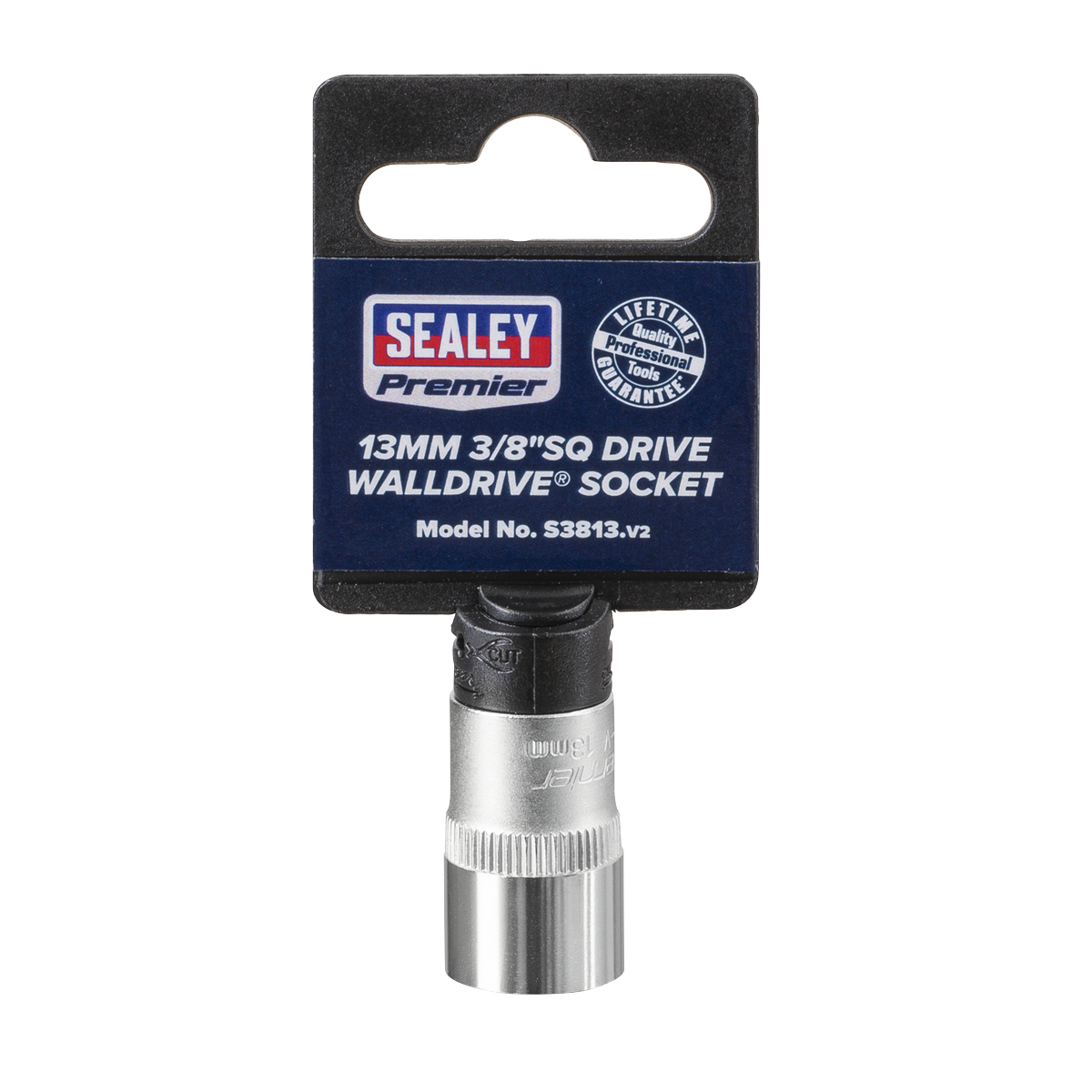 Sealey S3813 WallDrive® Socket 13mm 3/8"Sq Drive