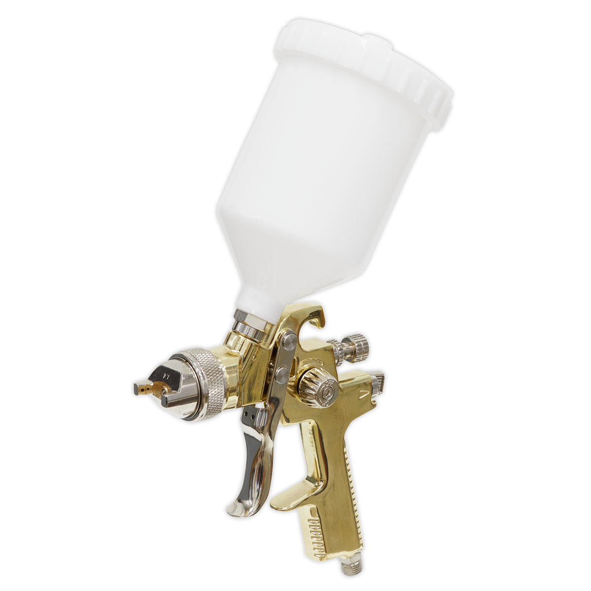 Sealey S701G Gravity Feed Spray Gun 1.4mm Set-Up Gold Series
