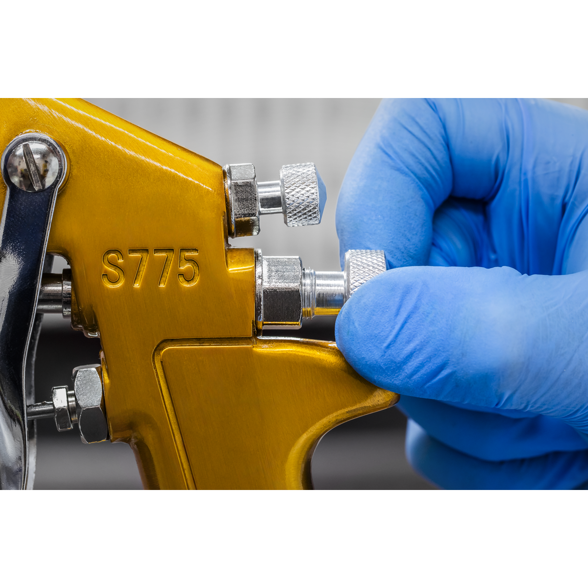 Sealey S775 Siegen Suction Feed Spray Gun 1.7mm Set-Up