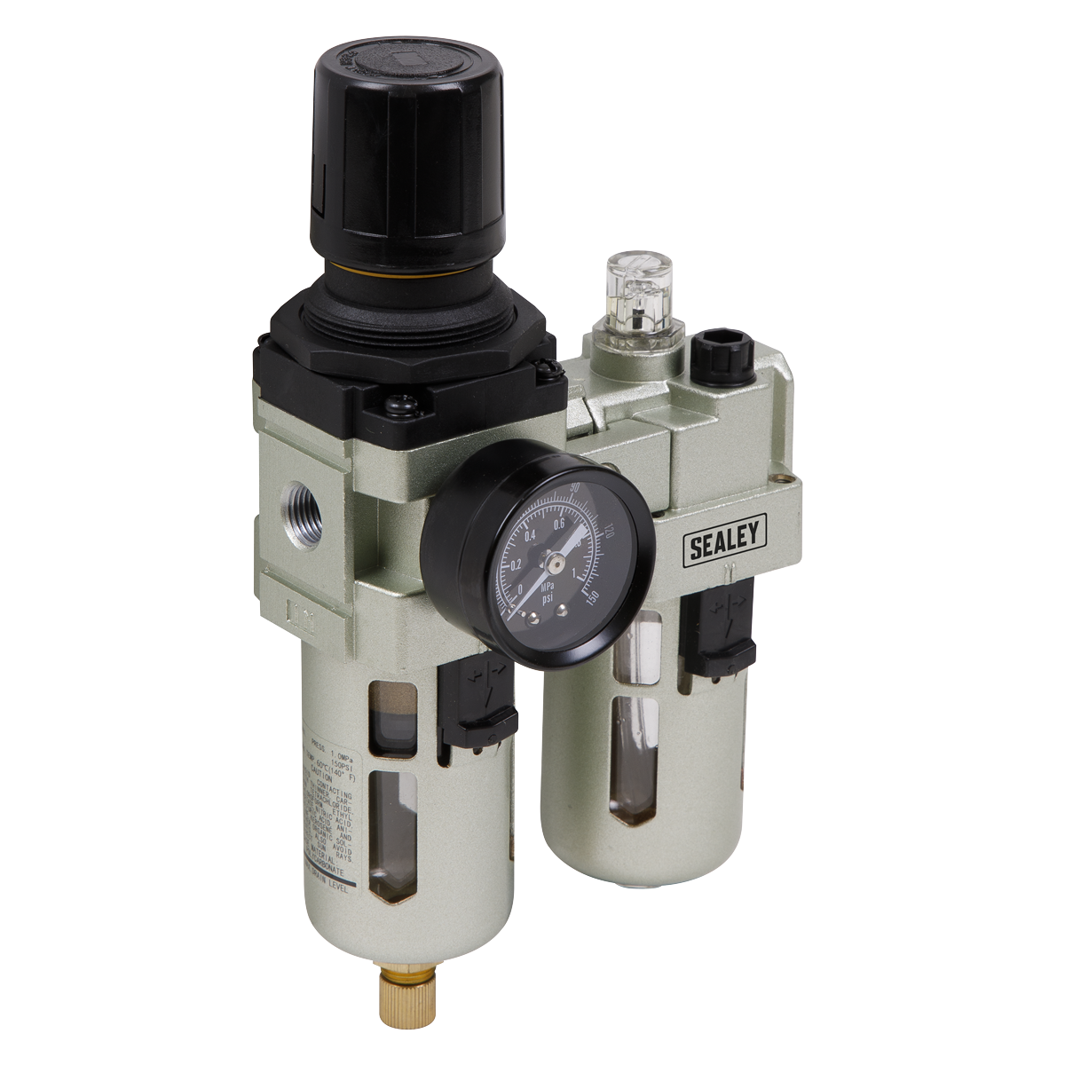 Sealey SA106 Air Filter/Regulator/Lubricator Max Airflow 60cfm