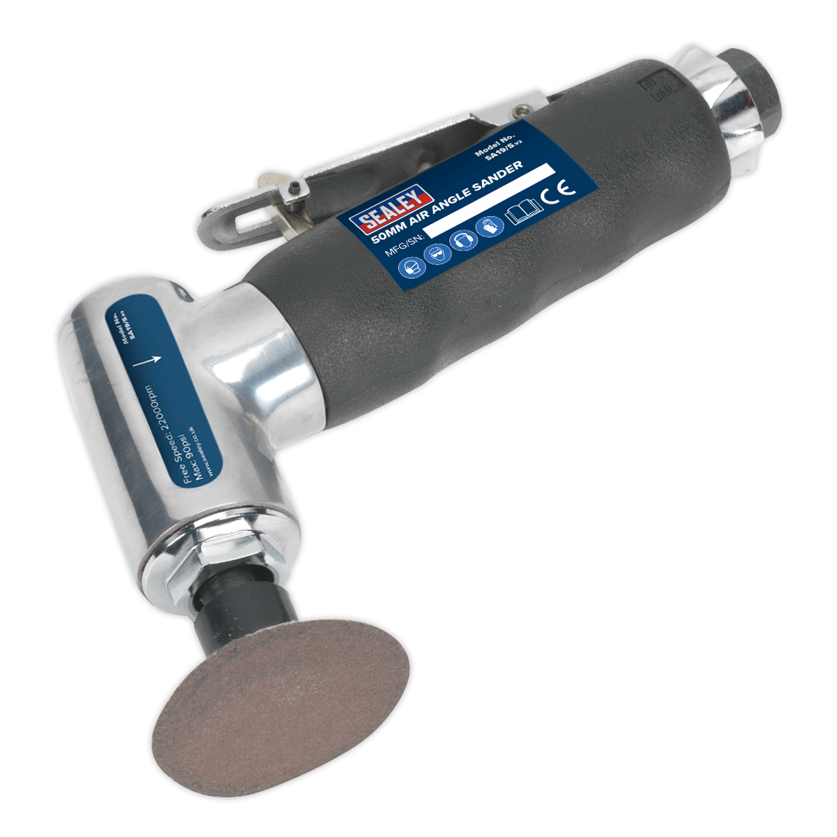 Sealey SA19/S Air Angle Sander 50mm