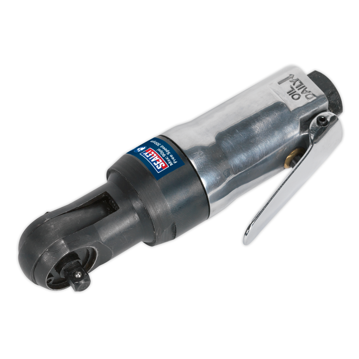 Sealey SA230 Air Ratchet Wrench 1/4"Sq Drive Super Stubby