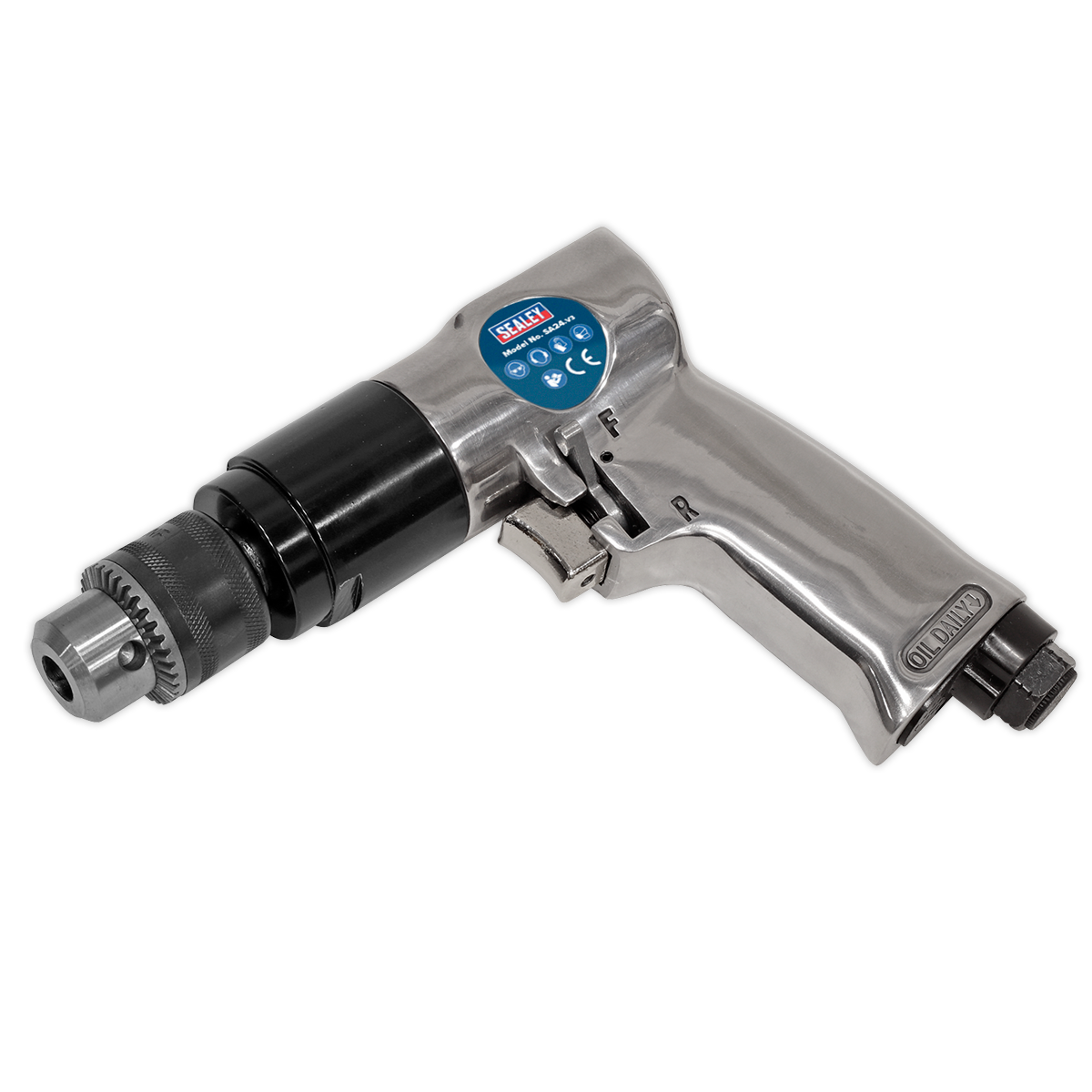 Sealey SA24 Air Drill Ø10mm 1800rpm Reversible