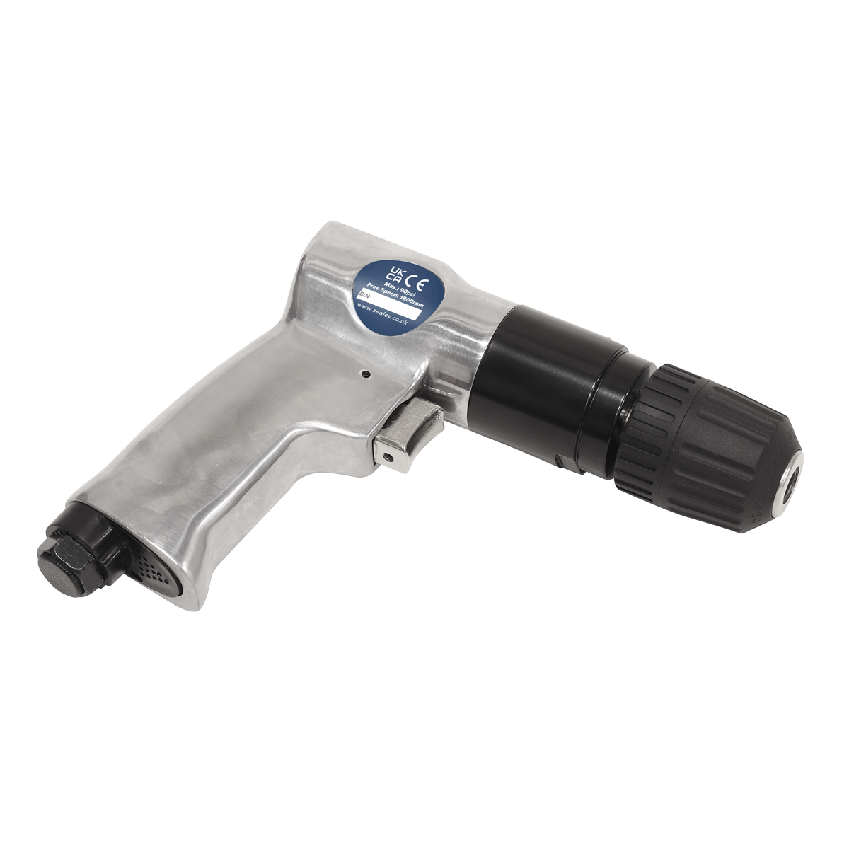 Sealey SA241 Air Drill 10mm Reversible with Keyless Chuck