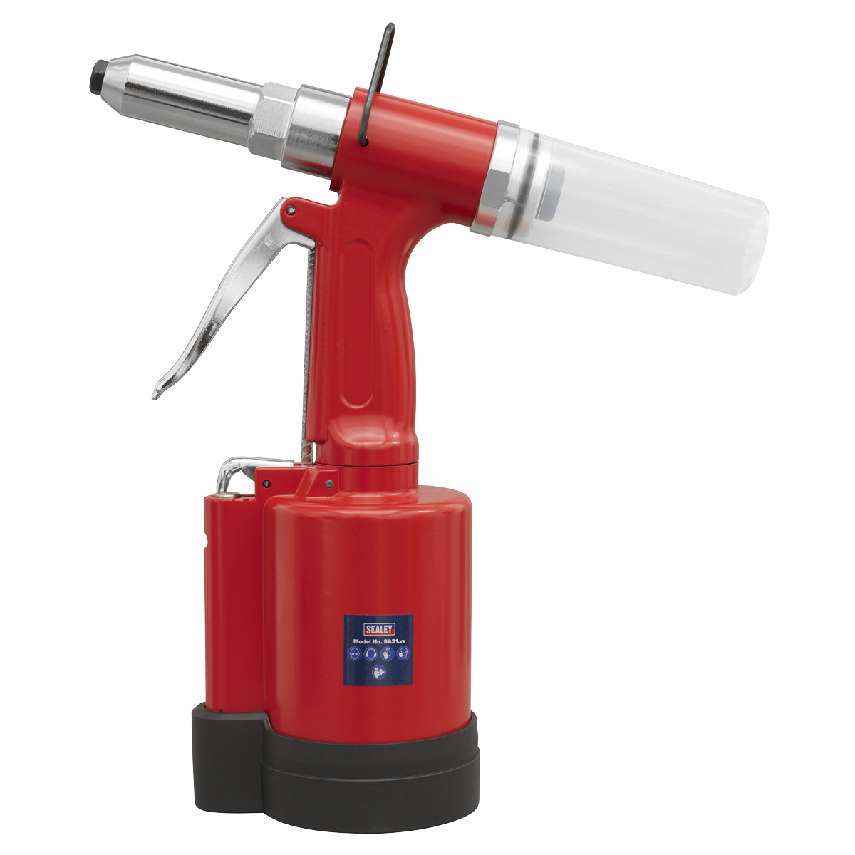 Sealey SA31 Air/Hydraulic Riveter 3/16" Steel Aluminium & Stainless Steel Rivets