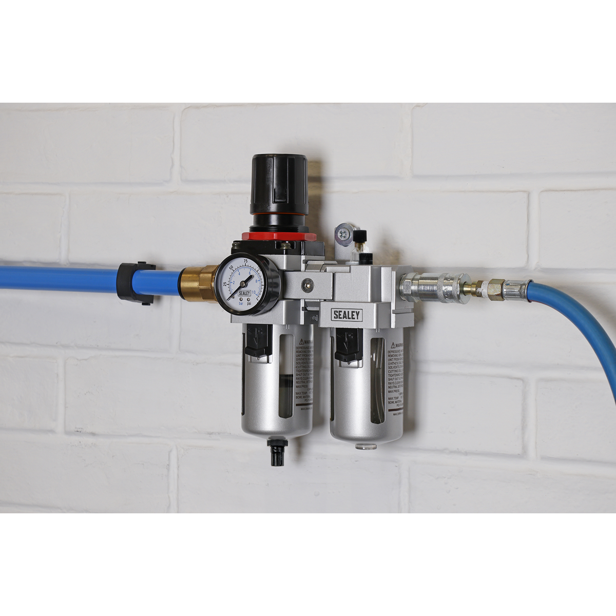 Sealey SA4001 Air Filter/Regulator/Lubricator - High Flow