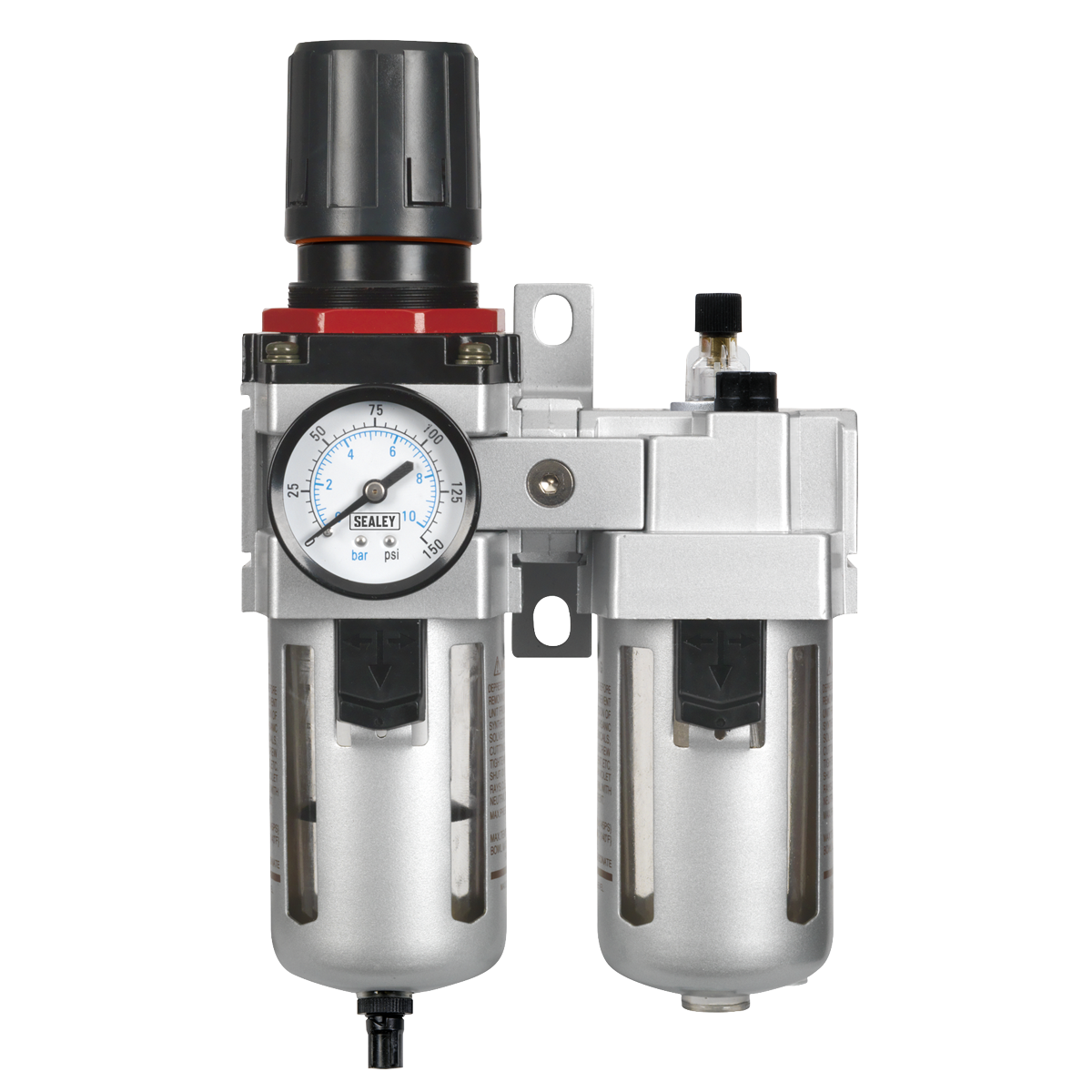 Sealey SA4001 Air Filter/Regulator/Lubricator - High Flow