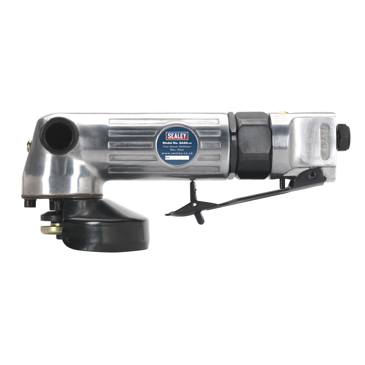 Sealey SA44 Air Angle Grinder 100mm Heavy-Duty