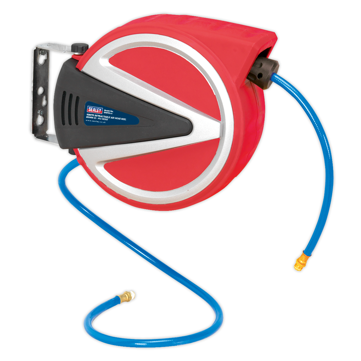 Sealey SA813 Retractable Air Hose Reel 10m Ø8mm ID - PU Hose