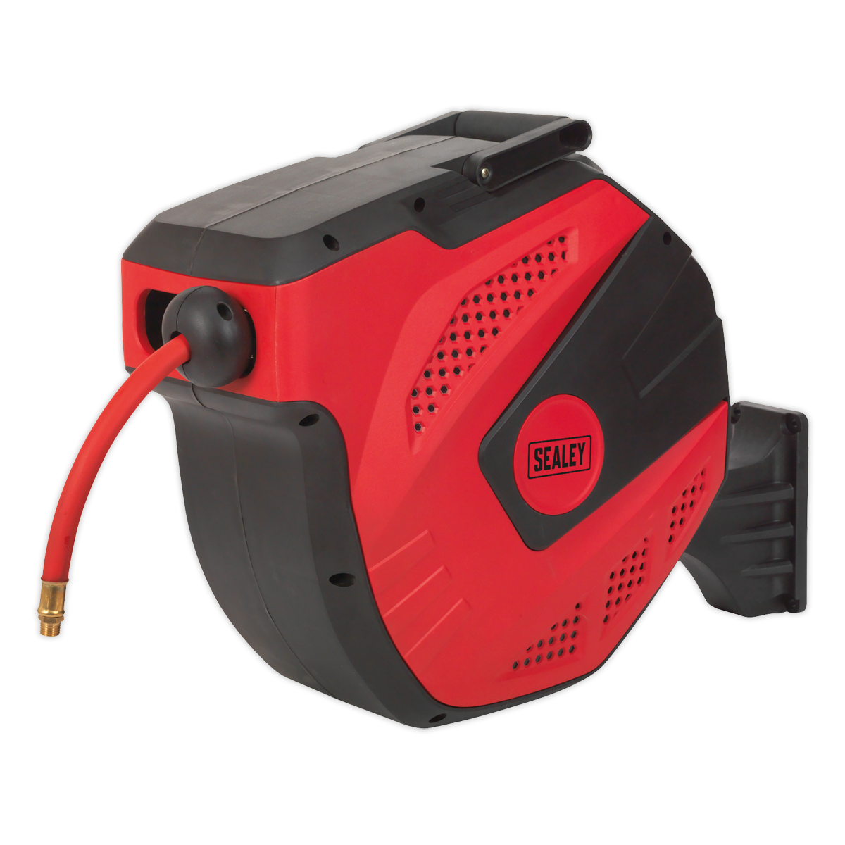 Sealey SA822 Air Hose Reel Auto-Rewind Control 15m 10mm ID - Rubber Hose
