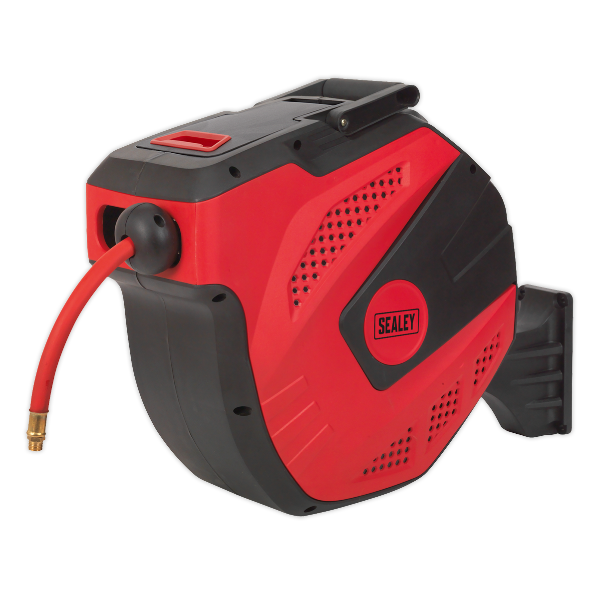 Sealey SA824 Air Hose Reel Auto-Rewind Control 30m Ø10mm ID - Rubber Hose