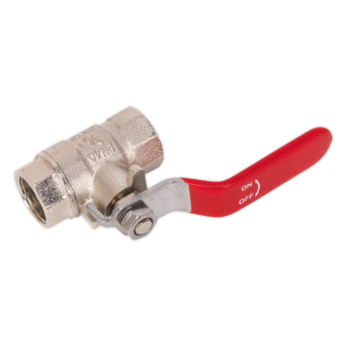 Sealey SA907 Lever Ball Valve 3/8"BSP (F) x 3/8"BSP (F)