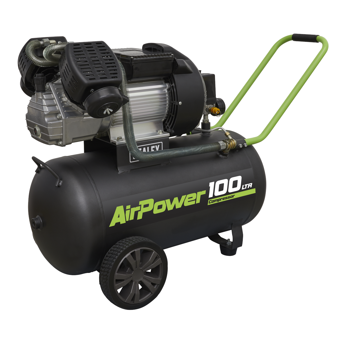 Sealey SAC10030VE Air Compressor 100L V-Twin Direct Drive 3hp