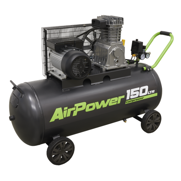 Sealey SAC15030B Air Compressor 150L Belt Drive 3hp