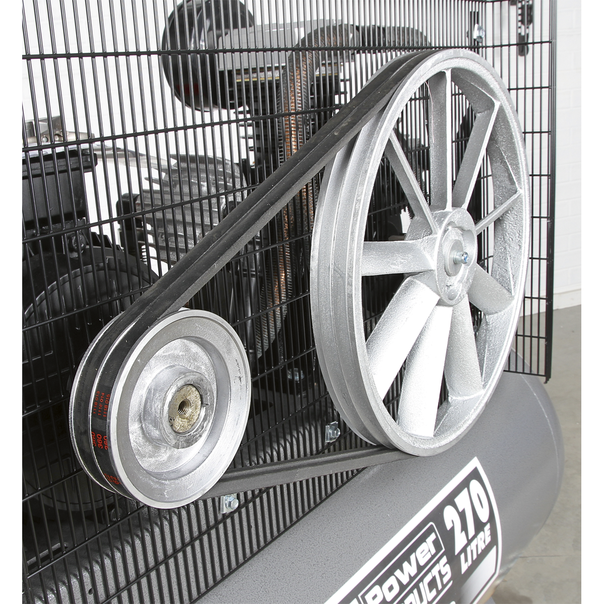 Sealey SAC32775B Air Compressor 270L Belt Drive 7.5hp 3ph