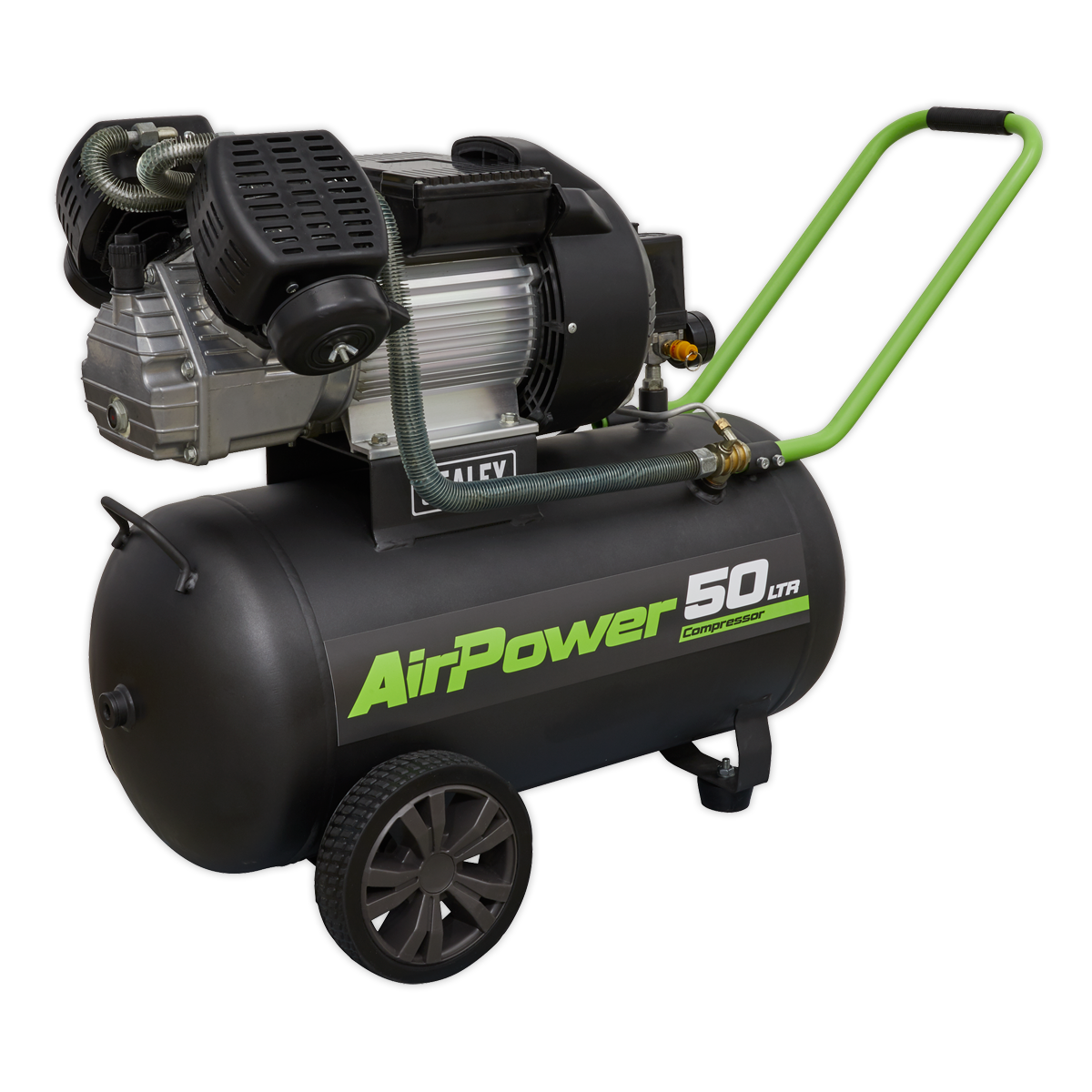 Sealey SAC5030VE Compressor 50L V-Twin Direct Drive 3hp