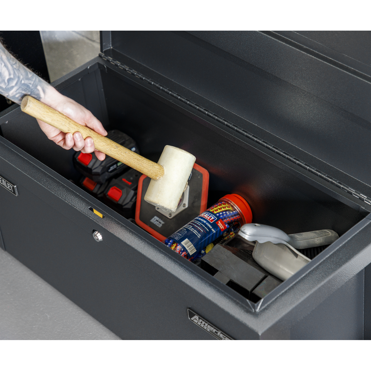 Sealey SB765 Steel Storage Chest 765 x 350 x 320mm