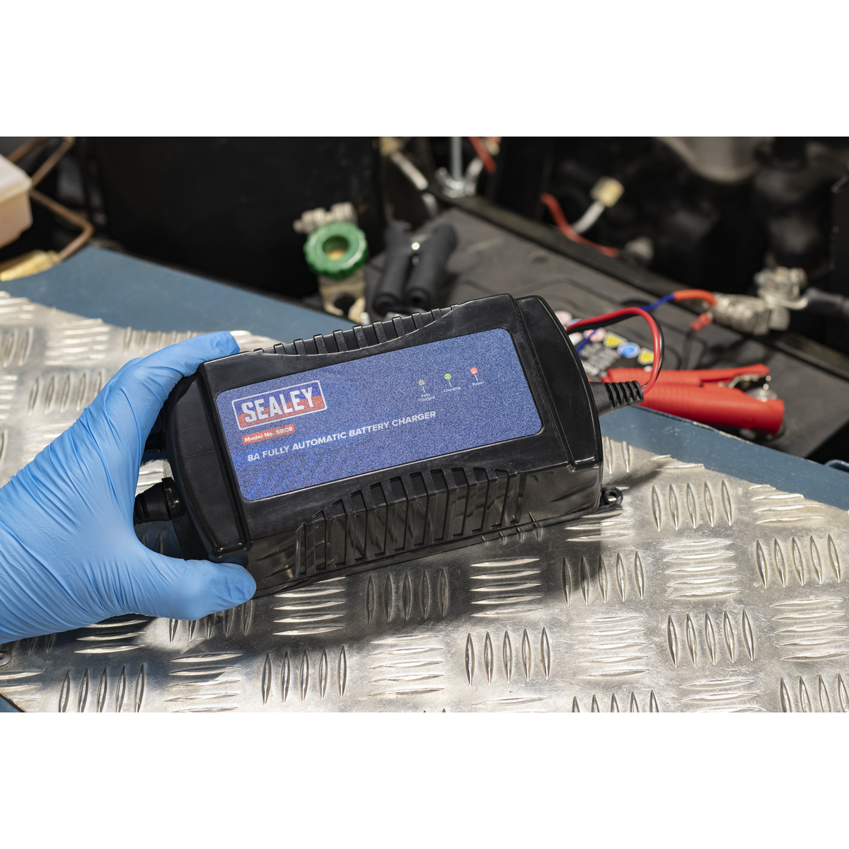 Sealey SBC8 Battery Charger 12V 8A Fully Automatic