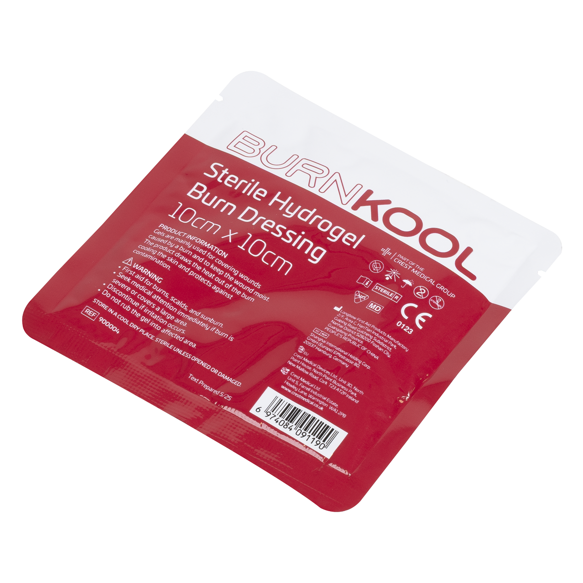Sealey SBK10 Burn Relief Dressing 100 x 100mm