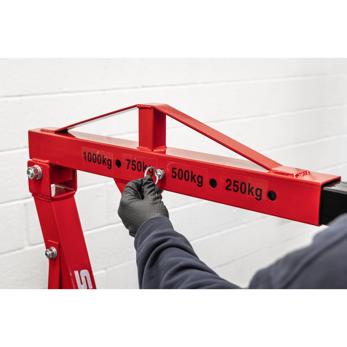 Sealey SC10 KD' Type Folding Crane 1 Tonne
