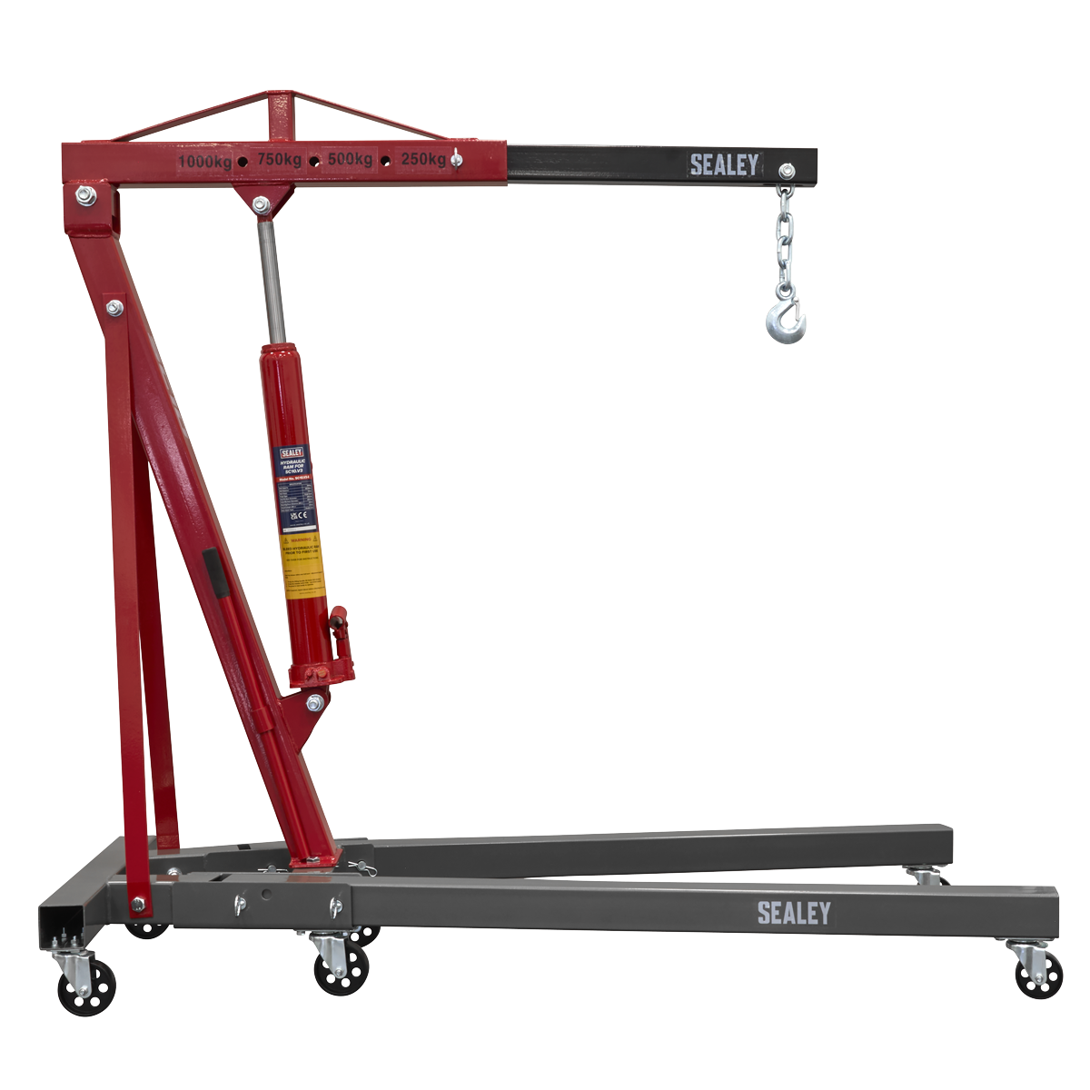Sealey SC10 KD' Type Folding Crane 1 Tonne