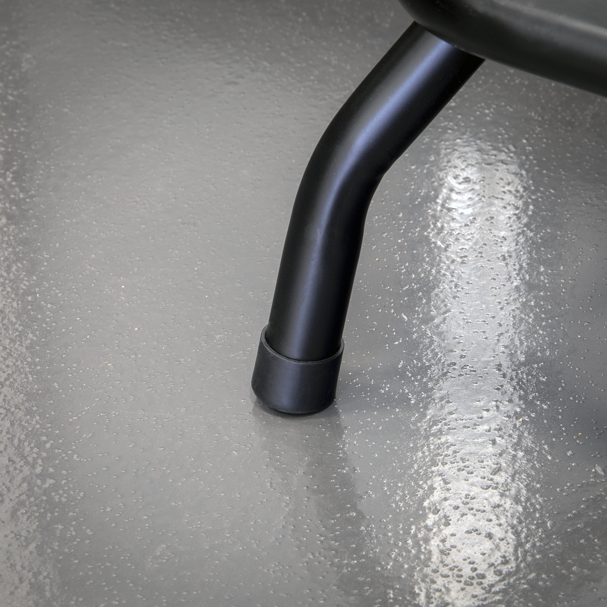 Sealey SCR01B Workshop Stool Pneumatic with Adjustable Height Swivel Seat & Back Rest