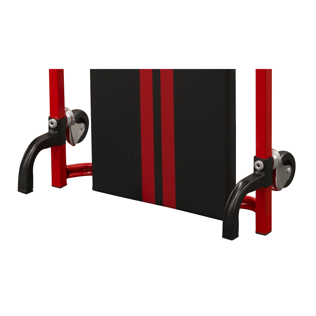 Sealey SCR75 36" Deluxe American-Style Creeper with Steel Frame & 6 Wheels - Red
