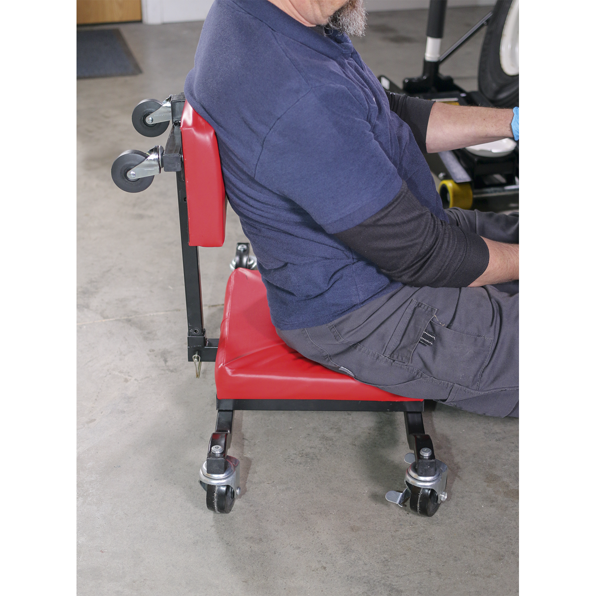 Sealey SCR85 Low Level Creeper, Seat & Kneeler