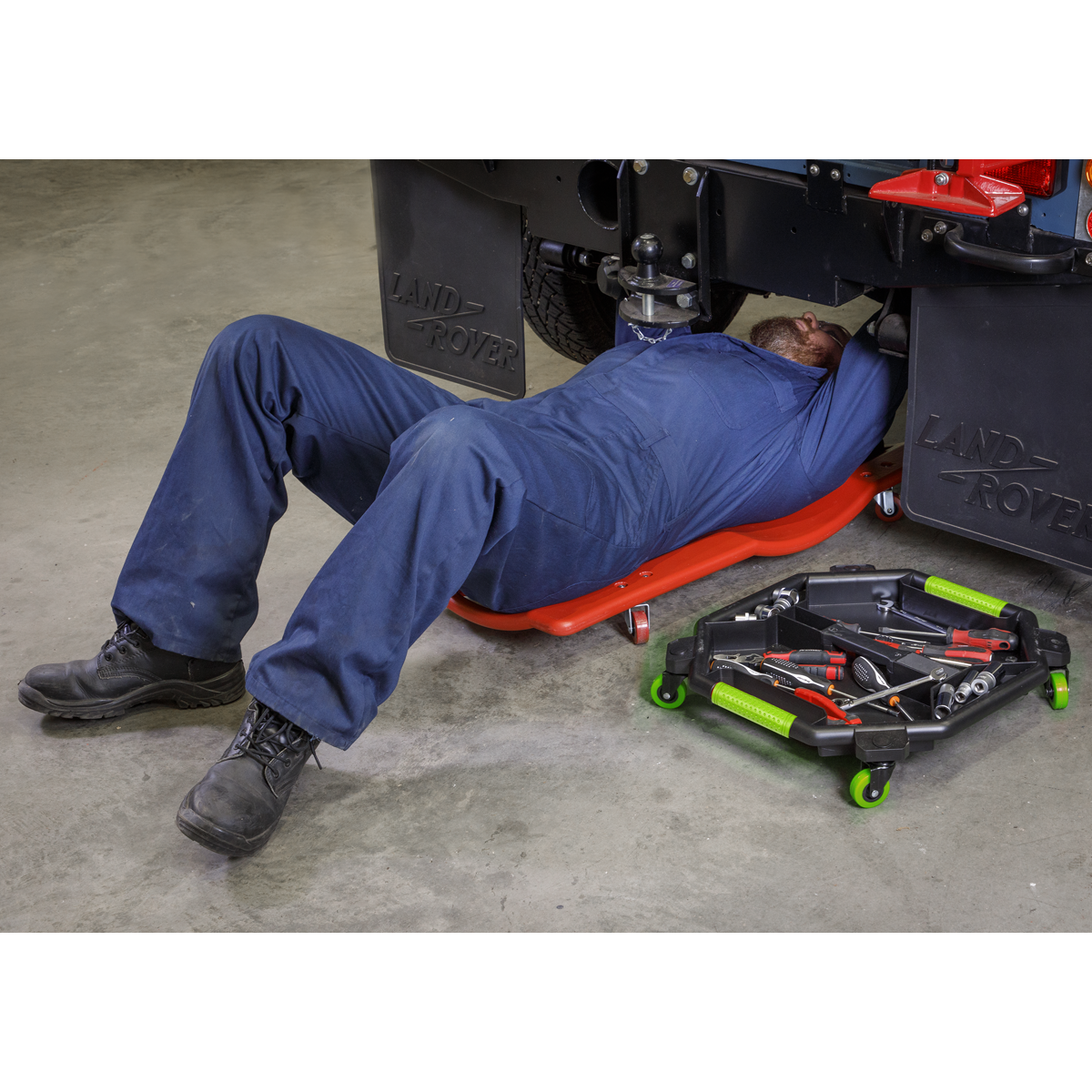 Sealey SCR86HV Creeper Tool Tray - Hi-Vis