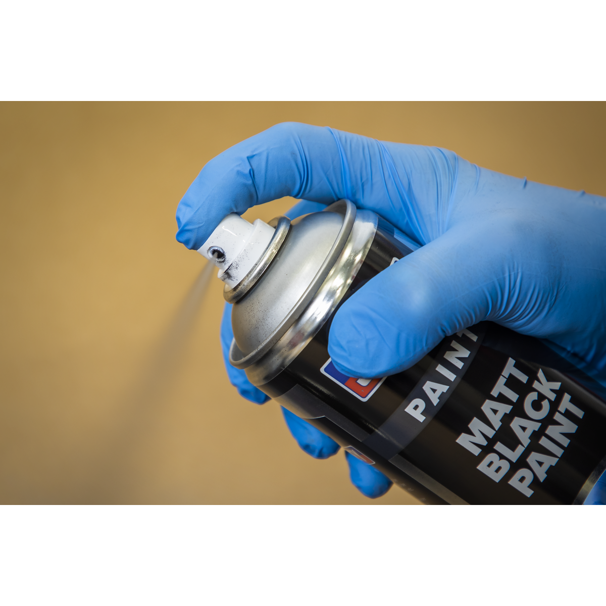 Sealey SCS026S Black Matt Paint 500ml