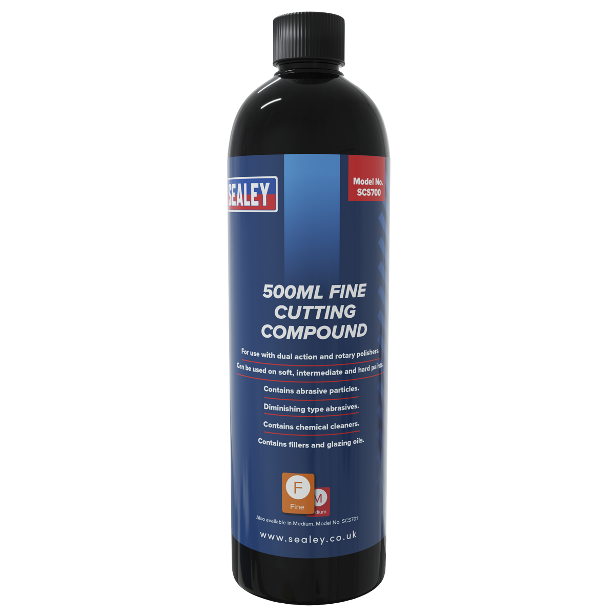 Sealey SCS700 Cutting Compound Fine 500ml