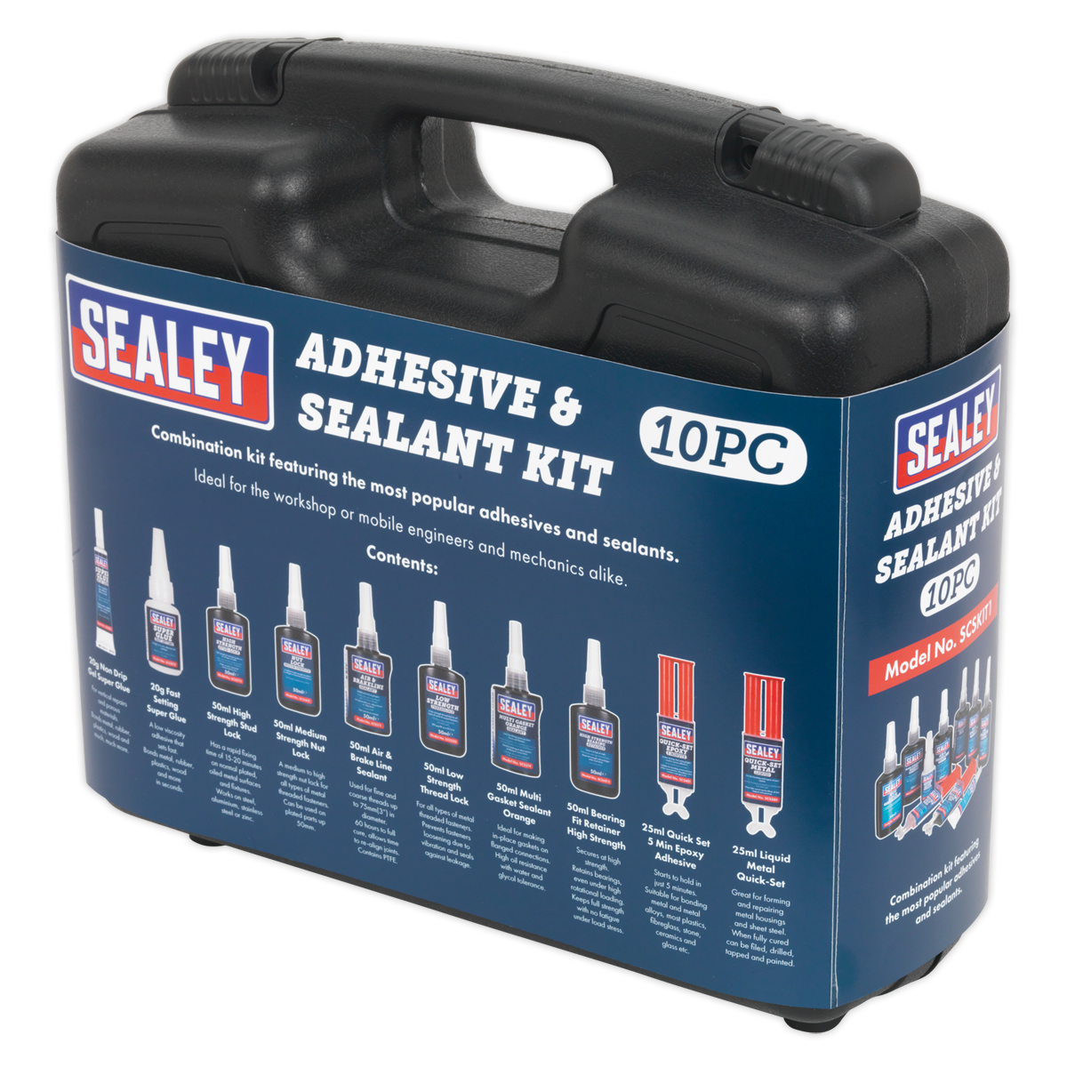 Sealey SCSKIT1 Adhesive & Sealant Kit 10pc