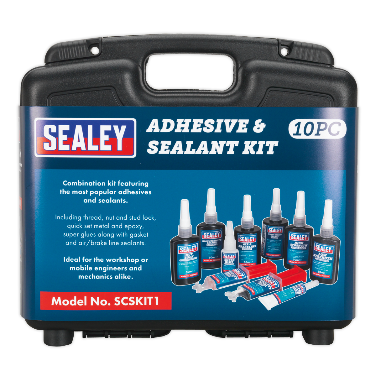 Sealey SCSKIT1 Adhesive & Sealant Kit 10pc