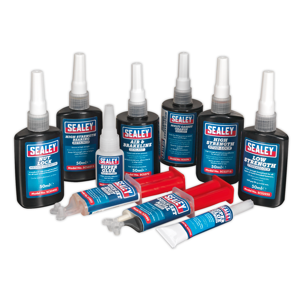 Sealey SCSKIT1 Adhesive & Sealant Kit 10pc